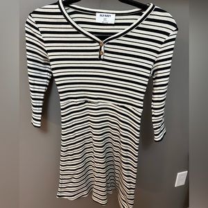 OLD NAVY | Girls Striped Waffle Dress